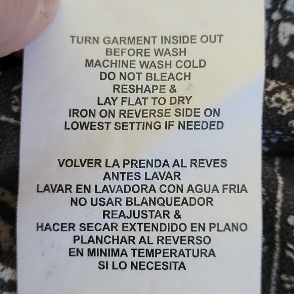 Hint Of Mint Sz L Peasant Boho Long Sleeve Pullover Top Crochet Lace Tassled - Picture 14 of 14